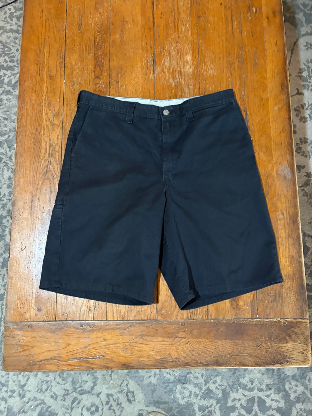 Dickies Black Flat Front Men's Shorts